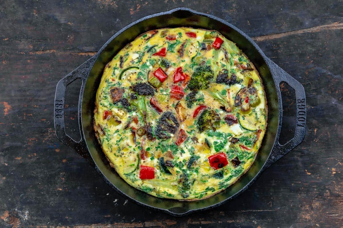 Mediterranean Vegetable Frittata Recipe