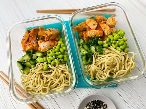 Sesame Ginger and Garlic Chicken Noodle Recipe