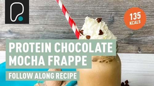 High Protein Chocolate Mocha Frappe Recipe