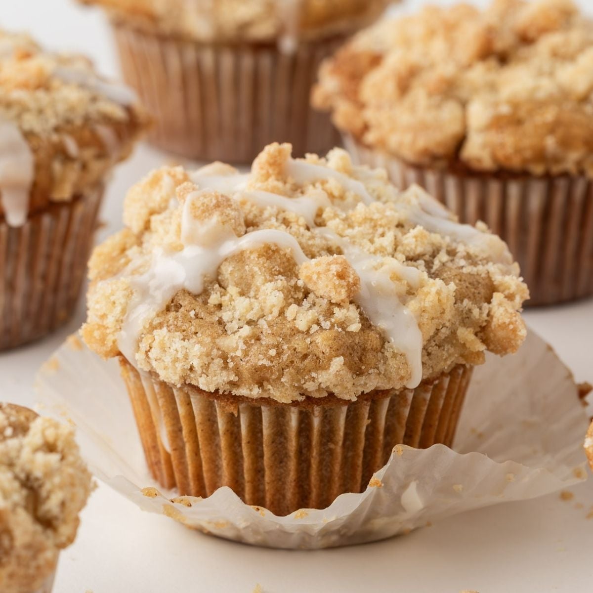 Coffee Cake Muffins with Cinnamon Crumb Topping