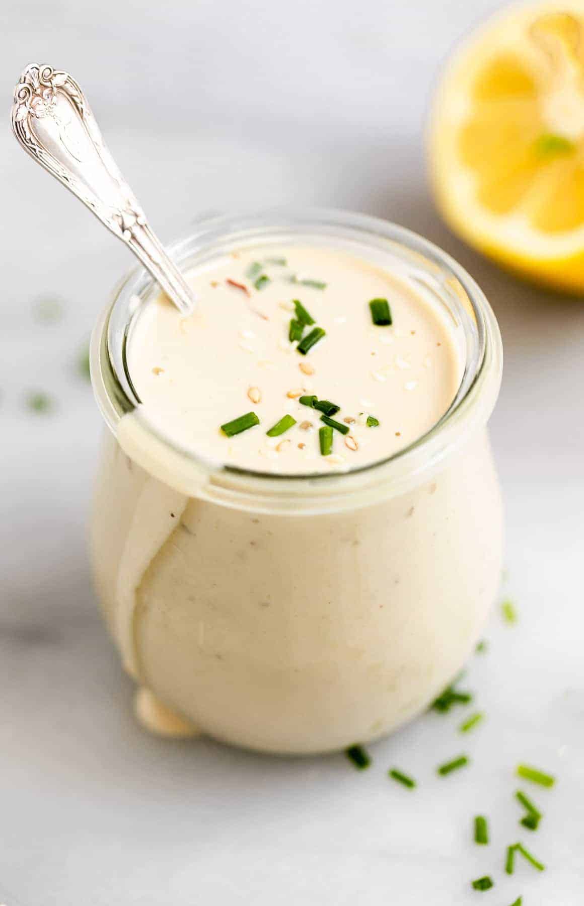 Lemon Garlic Tahini Dressing