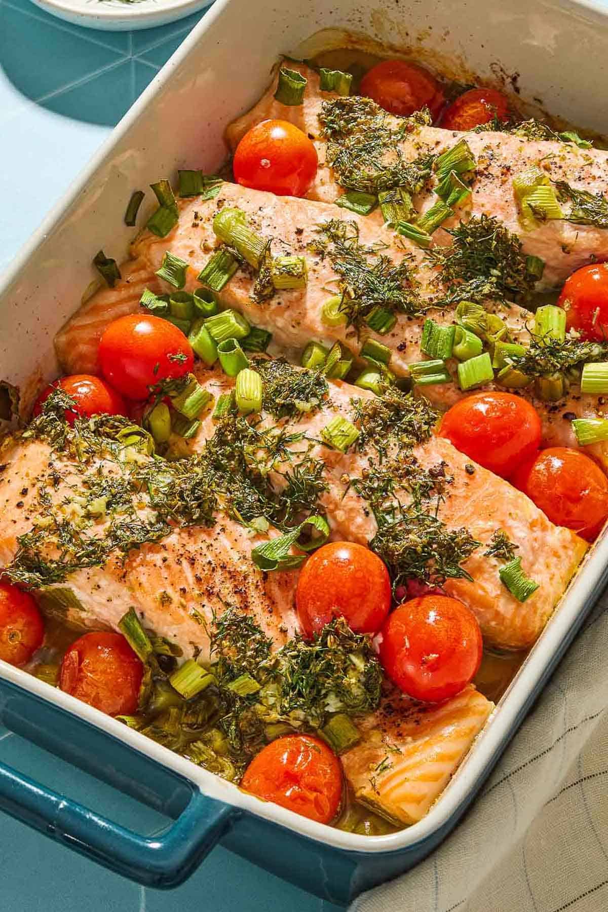 Easy Greek Salmon