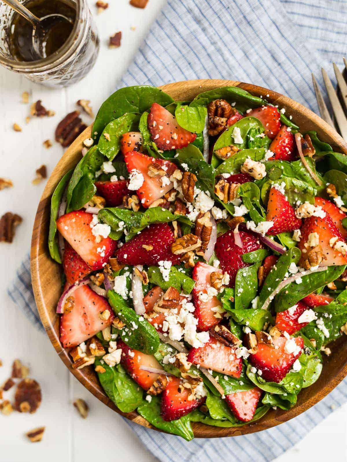 Spinach Strawberry Salad