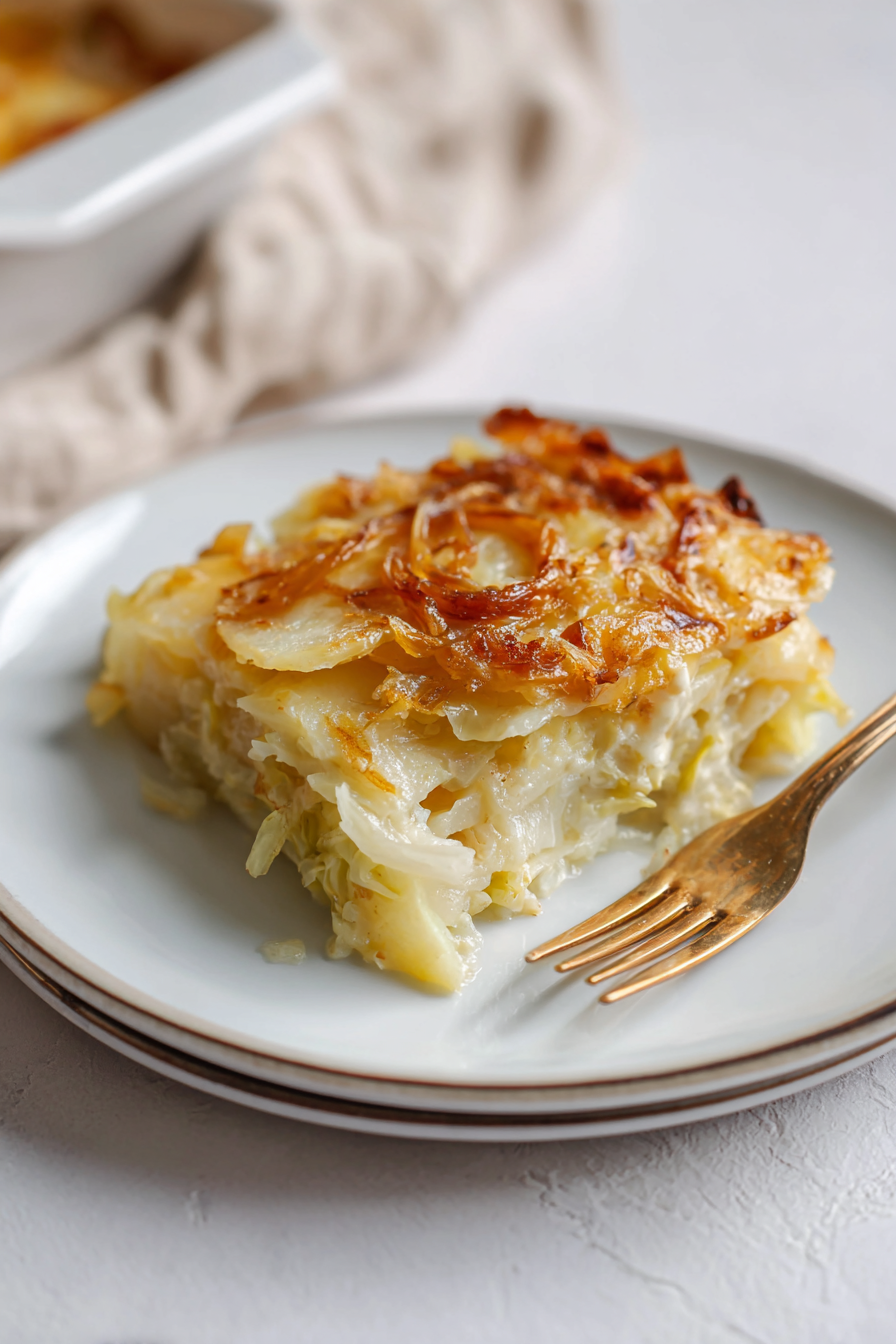 Polish Potato & Cabbage Casserole