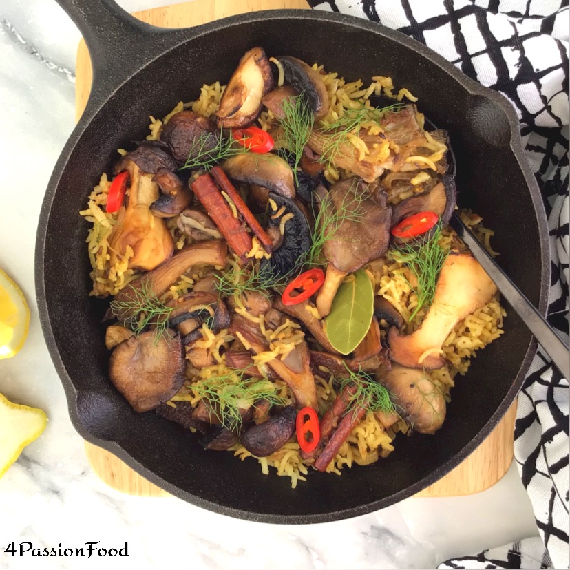 Wild mushroom pilau – Meera Sodha