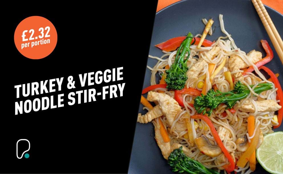 Turkey and Vegetable Noodle Stir Fry