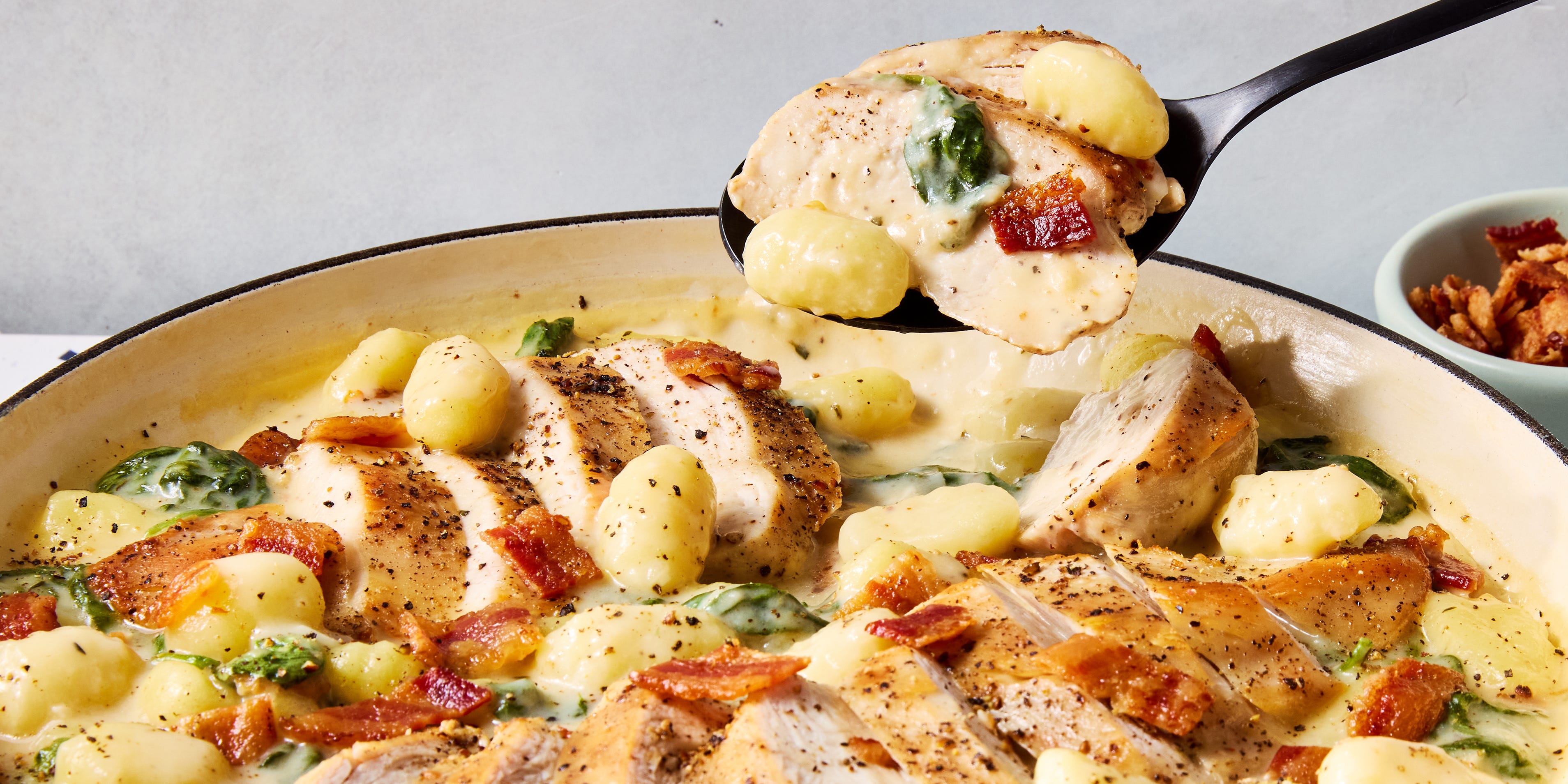 High-Protein Creamy Chicken Gnocchi