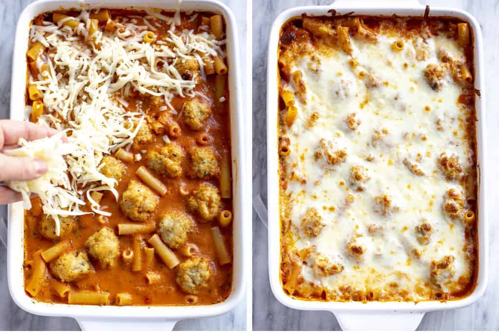 One Pan Meatball Casserole