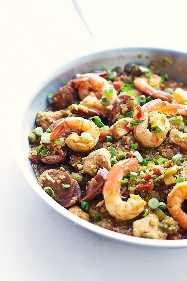 Quinoa Cajun Jambalaya