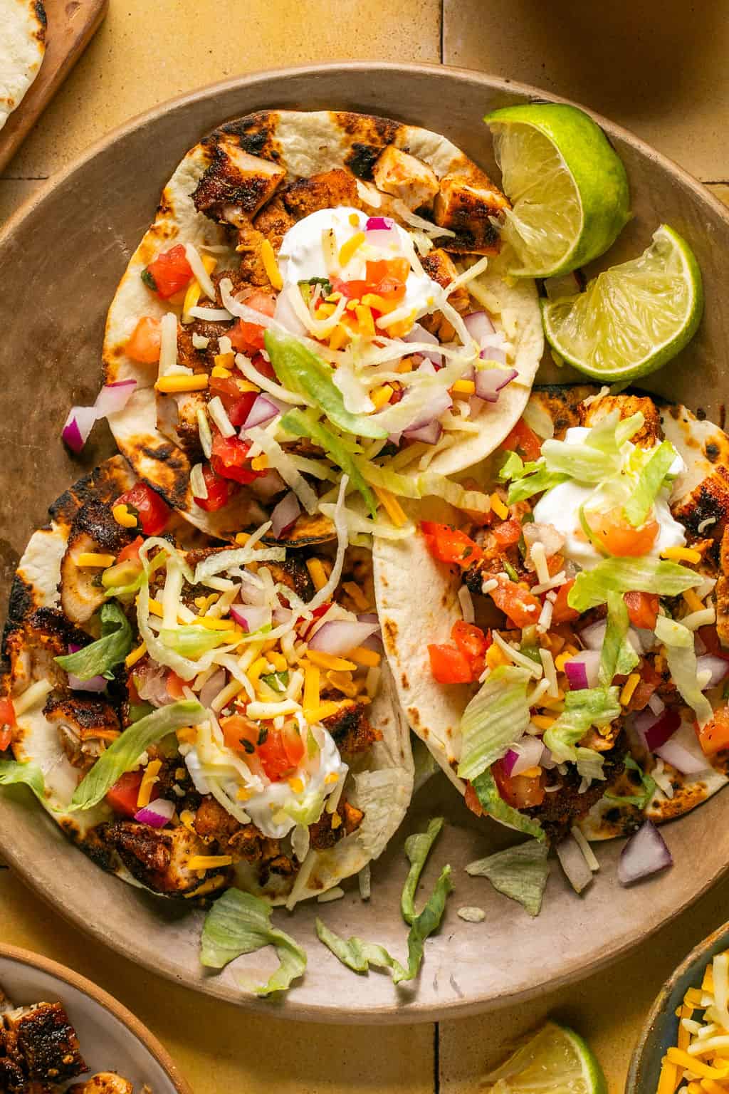 High Protein Chicken Tacos