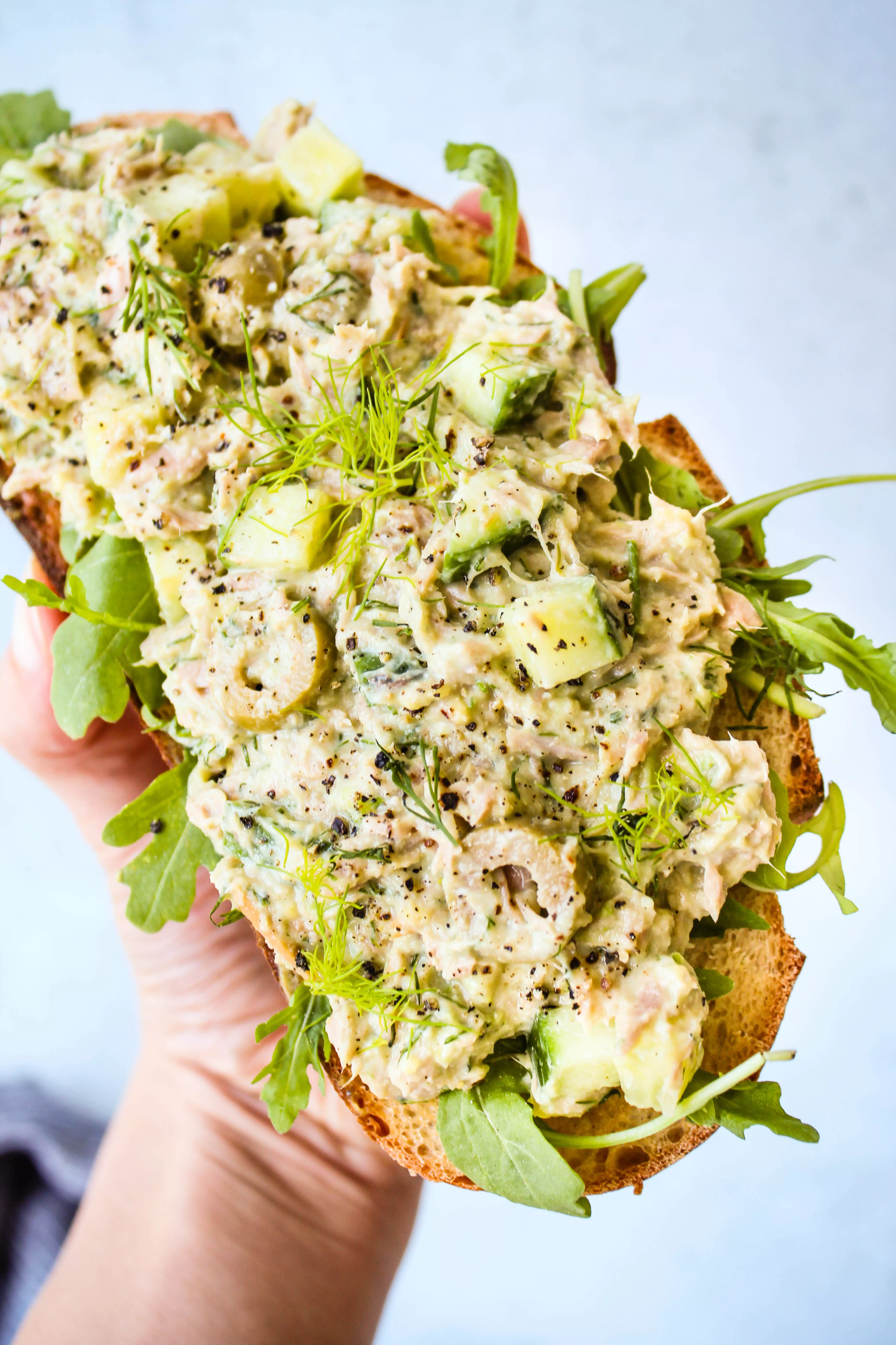 No-Mayo, High-Protein Tuna Salad