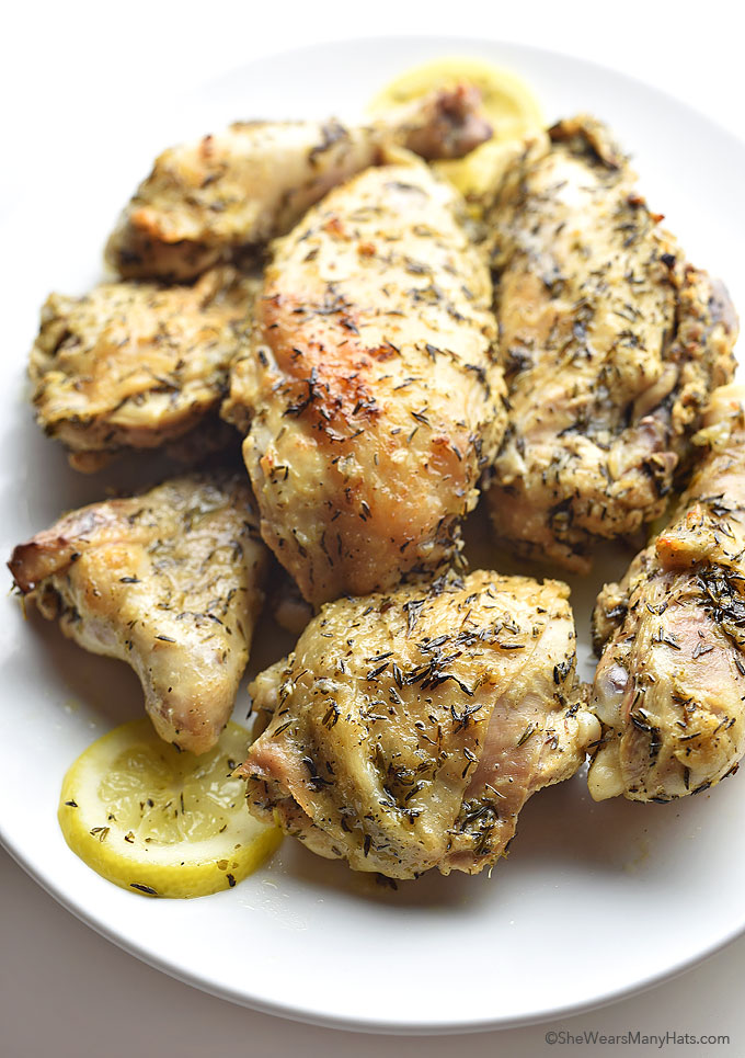 Easy Garlic Lemon Thyme Chicken