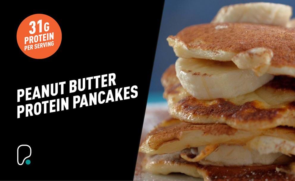 Peanut Butter Protein Pancakes
