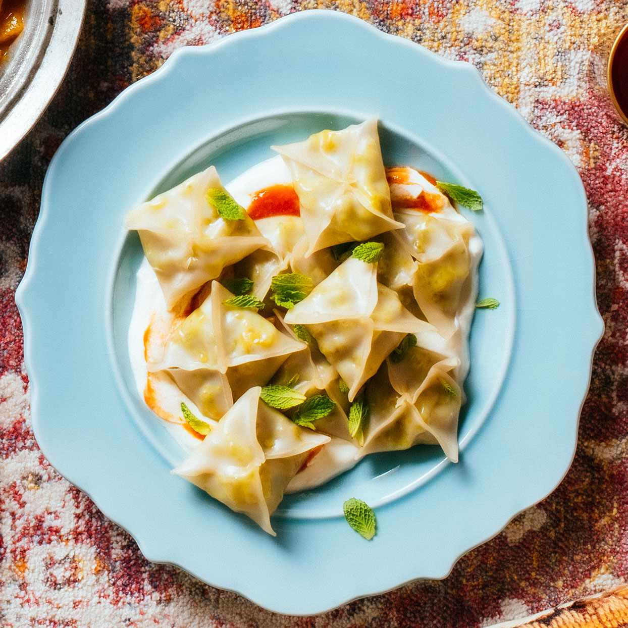 Afghan Beef Dumplings (Mantu)